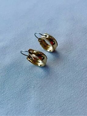 Gold-Tone Huggie Earrings